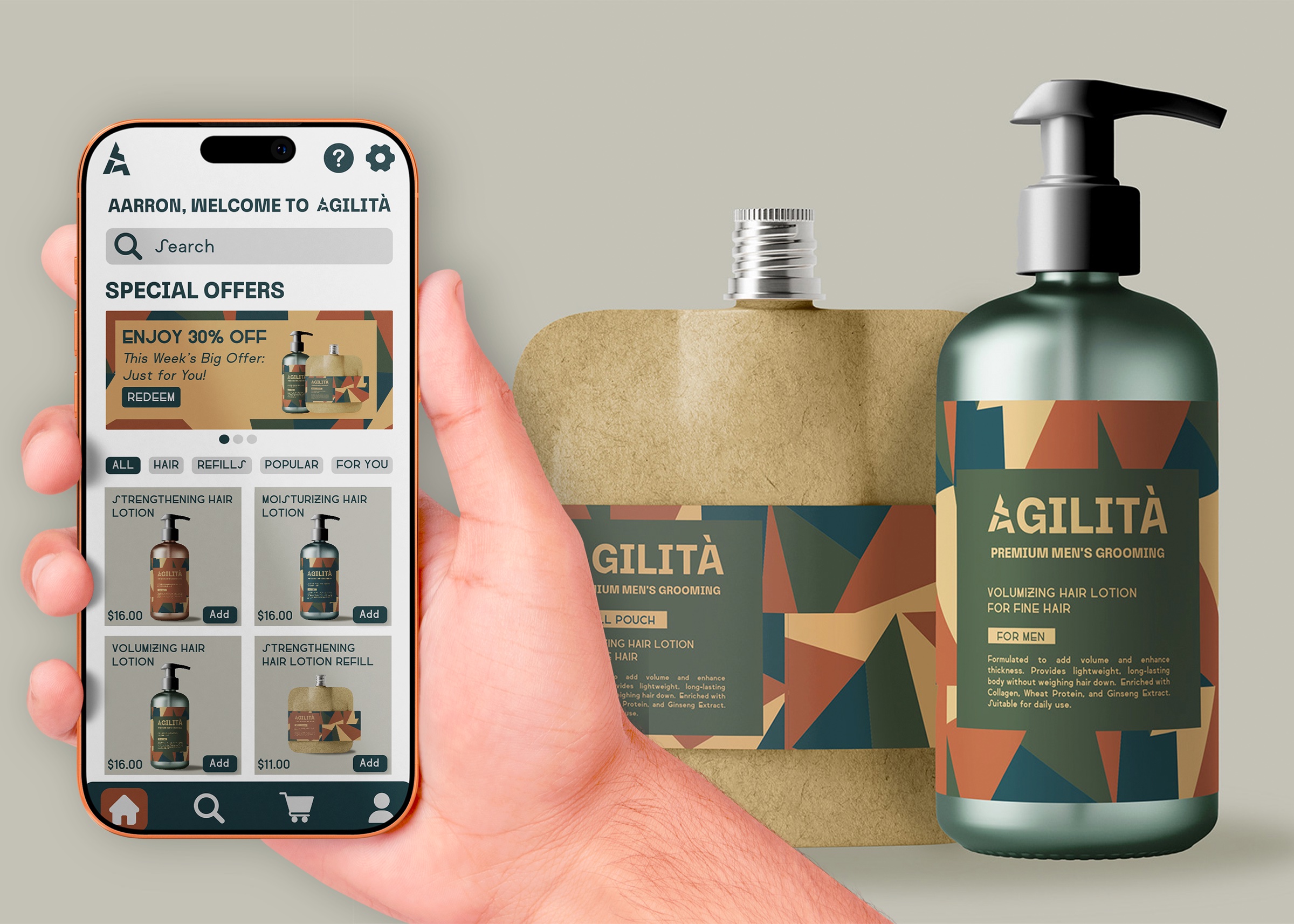 Agilitá' Sustainable Men’s Grooming